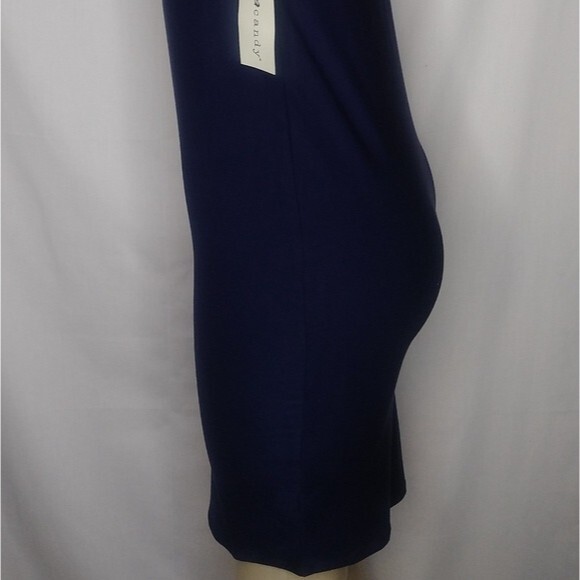 Navy Blue With Stripes Bodycon Dress S - Picture 9 of 15